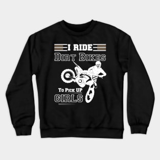 Motocross Bike Motorcycle Therapy Crewneck Sweatshirt